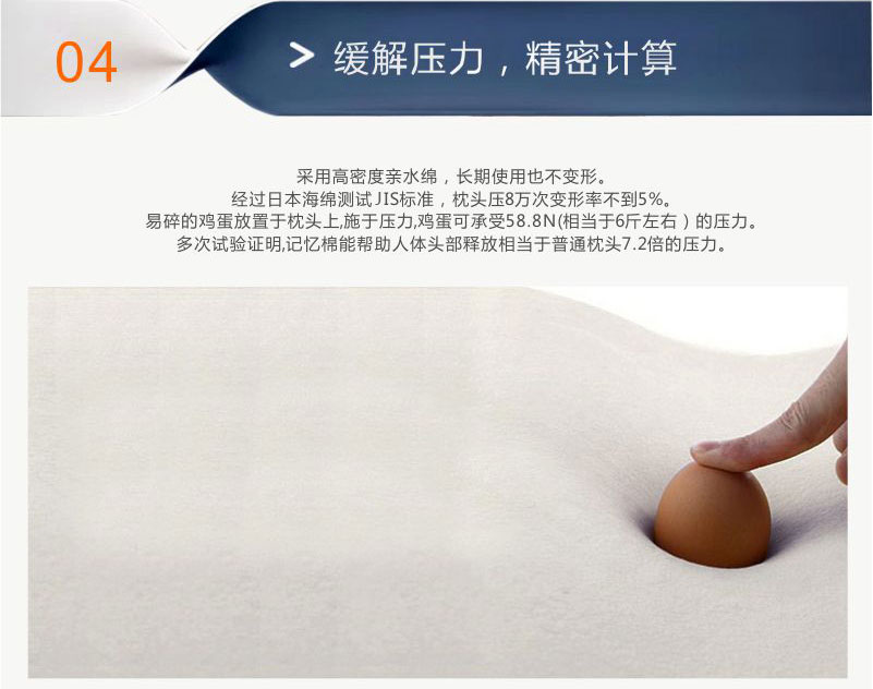 亲水记忆棉双人枕头护颈椎保健长枕