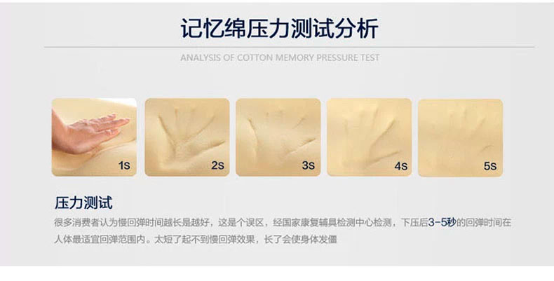 佳爽F1 记忆枕头 颈椎保健枕芯 亲水记忆棉护颈单人长枕头 好睡眠高枕